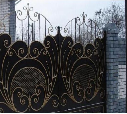 Детальное изображение кованые ворота
